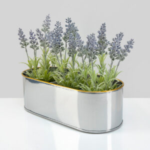 13in Long Oval Steel Planter