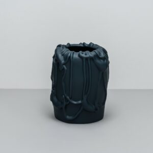 Moonlit Ocean Molten Edge Statement Vase