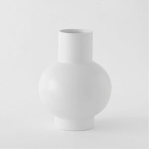 XL Vaporous Grey Globe Statement Vase