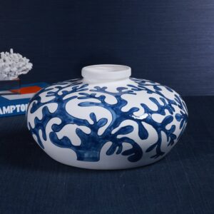Coral Stoneware Vase