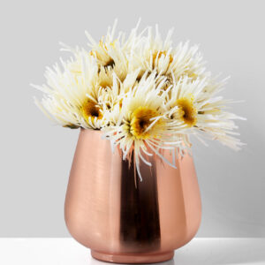 3in Tall Copper Plated Mini Egg Pot Set of 4